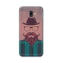 PRINTFIDAA Man Icon with Beard Shirt Hipster