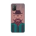 PRINTFIDAA Man Icon with Beard Shirt Hipster