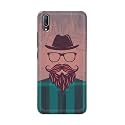 PRINTFIDAA Man Icon with Beard Shirt Hipster