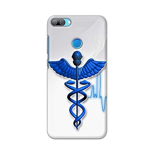 printfidaa medical doctor logo symbol printed designer hard back case for honor 9n back cover -h8 vkm2023