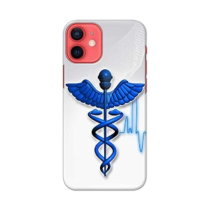 printfidaa medical doctor logo symbol printed designer hard back case for apple iphone 12 mini a2399 a2176 a2398 a2400 back cover -h8 vkm2023
