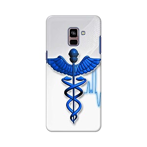 printfidaa medical doctor logo symbol printed designer hard back case for samsung galaxy a8 plus 2018 a730f a730f  ds back cover -h8 vkm2023