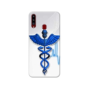 printfidaa medical doctor logo symbol printed designer hard back case for samsung galaxy a20s sm-a207f  ds sm-a207m  ds sm-a2070 back cover -h8 vkm2023