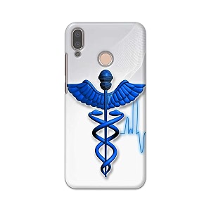 printfidaa medical doctor logo symbol printed designer hard back case for huawei p20 litehuawei nova 3e ane-lx1 ane-lx2 ane-lx3 back cover -h8 vkm2023