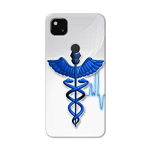 printfidaa medical doctor logo symbol printed designer hard back case for google pixel 4a 4g back cover -h8 vkm2023