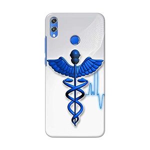 printfidaa medical doctor logo symbol printed designer hard back case for honor 8x jsn-l11 jsn-l21 jsn-l22 jsn-l23 back cover -h8 vkm2023
