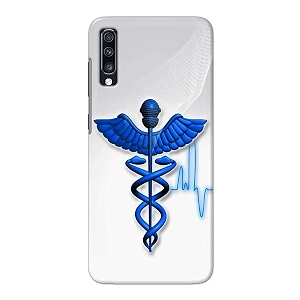 printfidaa medical doctor logo symbol printed designer hard back case for samsung galaxy a70  samsung a70s sm-a705fn  ds sm-a705yn back cover -h8 vkm2023