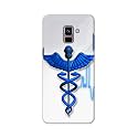 PRINTFIDAA Medical Doctor Logo Symbol Printed Designer Hard Back Case for Samsung Galaxy A8 Plus (2018), A730F, A730F / DS Back Cover -(H8) VKM2023