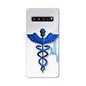 PRINTFIDAA Medical Doctor Logo Symbol Printed Designer Hard Back Case for Samsung Galaxy S10 5G, SM-G977B, SM-G977U, SM-G977N, SM-G9770 Back Cover -(H8) VKM2023
