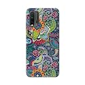 PRINTFIDAA Multiple Miraculous Symmetric Patterns Printed Designer Hard Back Case for Redmi 9 Power Back Cover -(H8) VKM2028