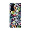 PRINTFIDAA Multiple Miraculous Symmetric Patterns Printed Designer Hard Back Case for Vivo V20 SE Back Cover -(H8) VKM2028