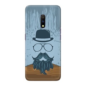 PRINTFIDAA Mustache Beard and Hairstyle Hipster in