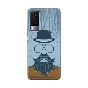 PRINTFIDAA Mustache Beard and Hairstyle Hipster in