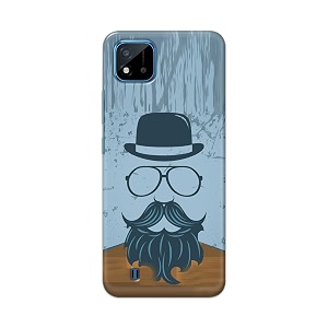 PRINTFIDAA Mustache Beard and Hairstyle Hipster in