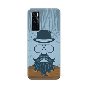 PRINTFIDAA Mustache Beard and Hairstyle Hipster in