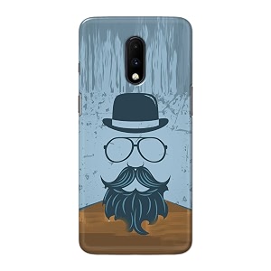 PRINTFIDAA Mustache Beard and Hairstyle Hipster in