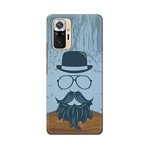 PRINTFIDAA Mustache Beard and Hairstyle Hipster in