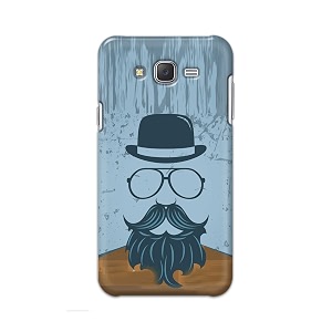 PRINTFIDAA Mustache Beard and Hairstyle Hipster in