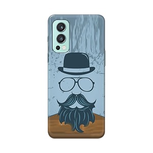PRINTFIDAA Mustache Beard and Hairstyle Hipster in