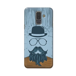 PRINTFIDAA Mustache Beard and Hairstyle Hipster in