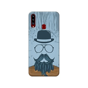 PRINTFIDAA Mustache Beard and Hairstyle Hipster in
