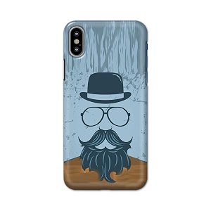 PRINTFIDAA Mustache Beard and Hairstyle Hipster in