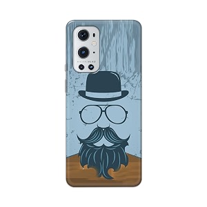 PRINTFIDAA Mustache Beard and Hairstyle Hipster in