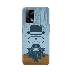 PRINTFIDAA Mustache Beard and Hairstyle Hipster in