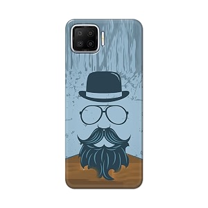 PRINTFIDAA Mustache Beard and Hairstyle Hipster in