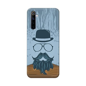 PRINTFIDAA Mustache Beard and Hairstyle Hipster in