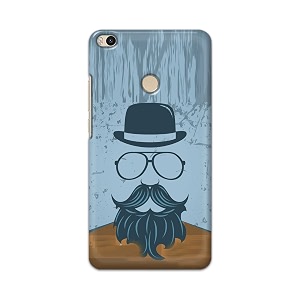 PRINTFIDAA Mustache Beard and Hairstyle Hipster in