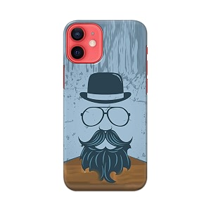 PRINTFIDAA Mustache Beard and Hairstyle Hipster in