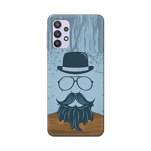PRINTFIDAA Mustache Beard and Hairstyle Hipster in