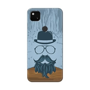 PRINTFIDAA Mustache Beard and Hairstyle Hipster in
