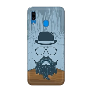 PRINTFIDAA Mustache Beard and Hairstyle Hipster in
