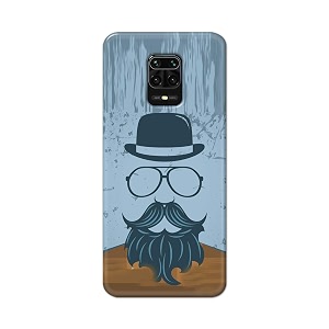 PRINTFIDAA Mustache Beard and Hairstyle Hipster in