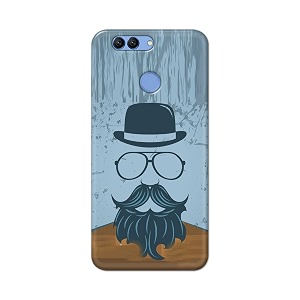 PRINTFIDAA Mustache Beard and Hairstyle Hipster in