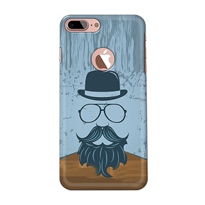 PRINTFIDAA Mustache Beard and Hairstyle Hipster in