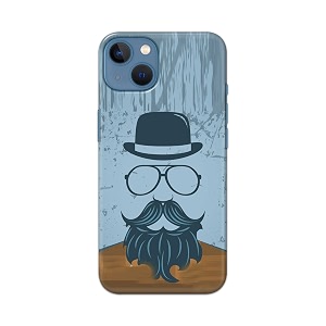 PRINTFIDAA Mustache Beard and Hairstyle Hipster in
