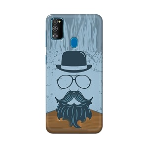 PRINTFIDAA Mustache Beard and Hairstyle Hipster in