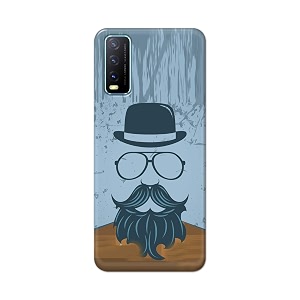 PRINTFIDAA Mustache Beard and Hairstyle Hipster in