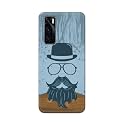 PRINTFIDAA Mustache Beard and Hairstyle Hipster in