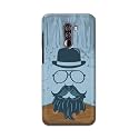 PRINTFIDAA Mustache Beard and Hairstyle Hipster in