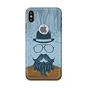 PRINTFIDAA Mustache Beard and Hairstyle Hipster in