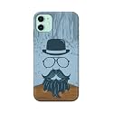 PRINTFIDAA Mustache Beard and Hairstyle Hipster in