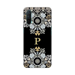 printfidaa name ii initial ii letter floral pattern alphabet p printed designer hard back case for oneplus nord ce 5g 2021 oneplus nord core edition 5g 2021 back cover -h8 vkm2026