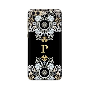 printfidaa name ii initial ii letter floral pattern alphabet p printed designer hard back case for honor view 10 honor v10 back cover -h8 vkm2026