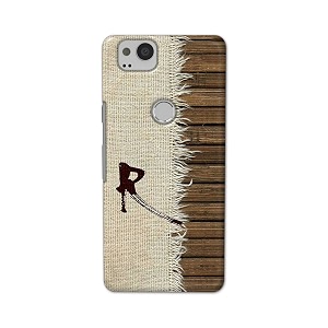 printfidaa name ii initial ii letter alphabet r chinese font printed designer hard back case for google pixel 2 back cover -h8 vkm2029