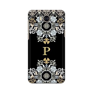 printfidaa name ii initial ii letter floral pattern alphabet p printed designer hard back case for huawei y5 2017  huawei y6 2017  nova young mya-l03l23 back cover -h8 vkm2026