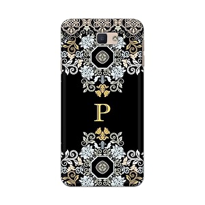 printfidaa name ii initial ii letter floral pattern alphabet p printed designer hard back case for samsung onnxt  j7 prime  j7 prime 2  on7 prime  on7 2016 back cover -h8 vkm2026